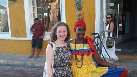 Camille, English teacher in Colombia