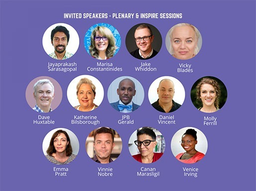 Headshots of the invited speakers for IATEFL's YLT Special Interest Group Web Conference in 2020.