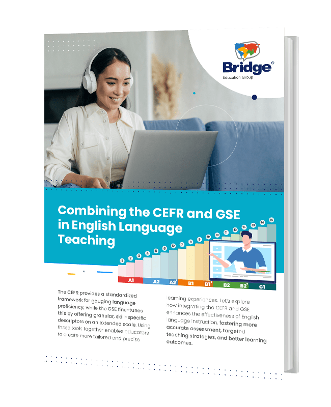 the cover of the Combining the CEFR and GSE in English Language Teaching downloadable