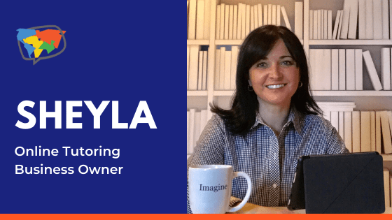 Online English tutor, Sheyla